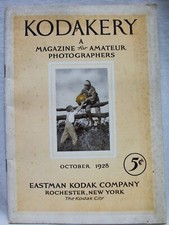 KODAKERY A MAGAZINE FOR AMATEUR PHOTOGRAPHERS OCTROBER 1928 VINTAGE PHOTOGRAPHY