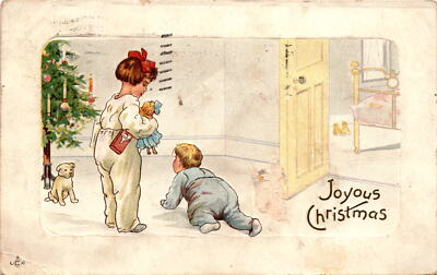 POST YARD, Ohla City, Miss Dorthe Fee Junchin, Col Love, Go Postcard