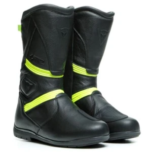 Dainese Fulcrum GT Goretex Motorcycle Boots Black Fluo Yellow
