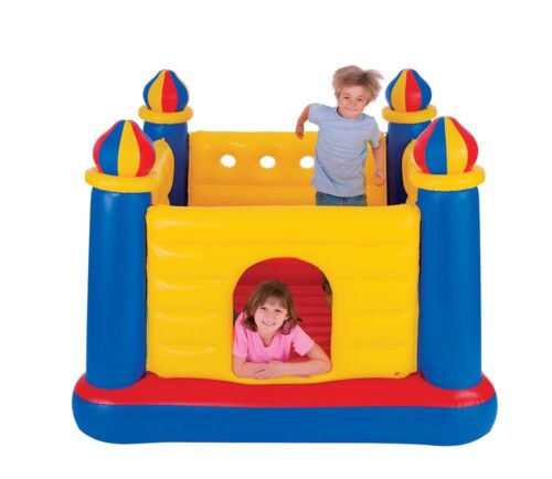 INTEX Inflatable Playhouse Bouncer Jumping Castle Trampoline Jump-O-Lene 175x135 - Picture 1 of 2