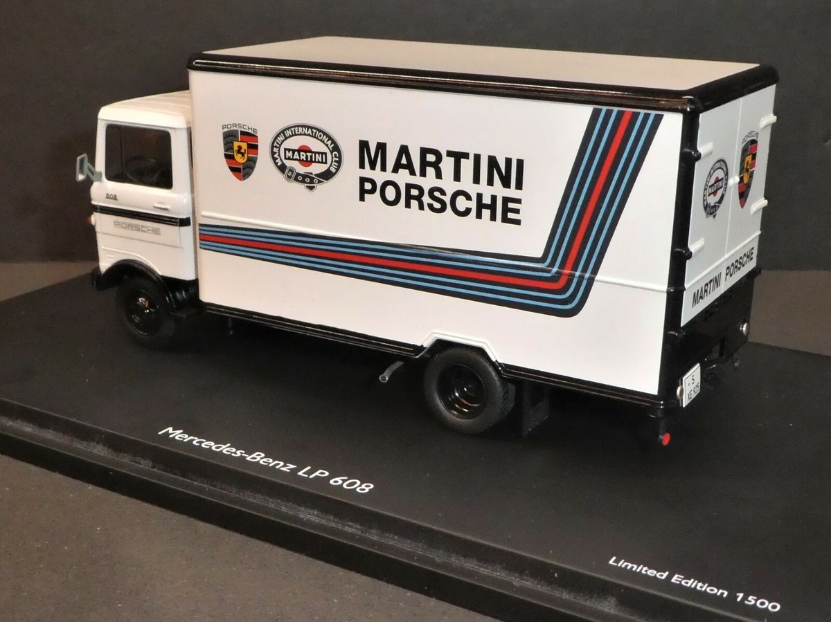 Mercedes LP608 Porsche Martini Racing Support transporter Mercedes LP608 Porsche Martini Racing Support transporter