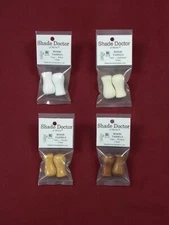 TWO PACK of 1 1/4 inch WOOD BLIND CORD TASSELS - Select Finish - Vase Design