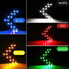2 piezas Espejo retrovisor lateral coche 14 SMD lámpara LED señal de giro luz accesorios