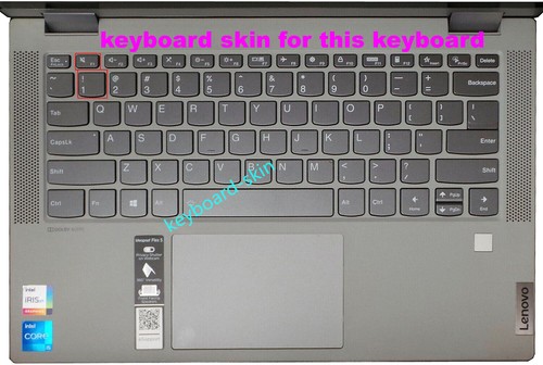 US Keyboard Skin Cover For lenovo Flex 5-14ALC05 5-14ARE05 5-14IIL05 5-14ITL05 - Picture 3 of 6