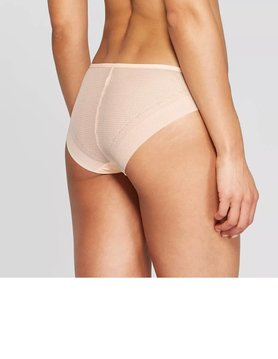 Auden Laser Cut Cheeky Bikini Mesh Panties Underwear Target Peach