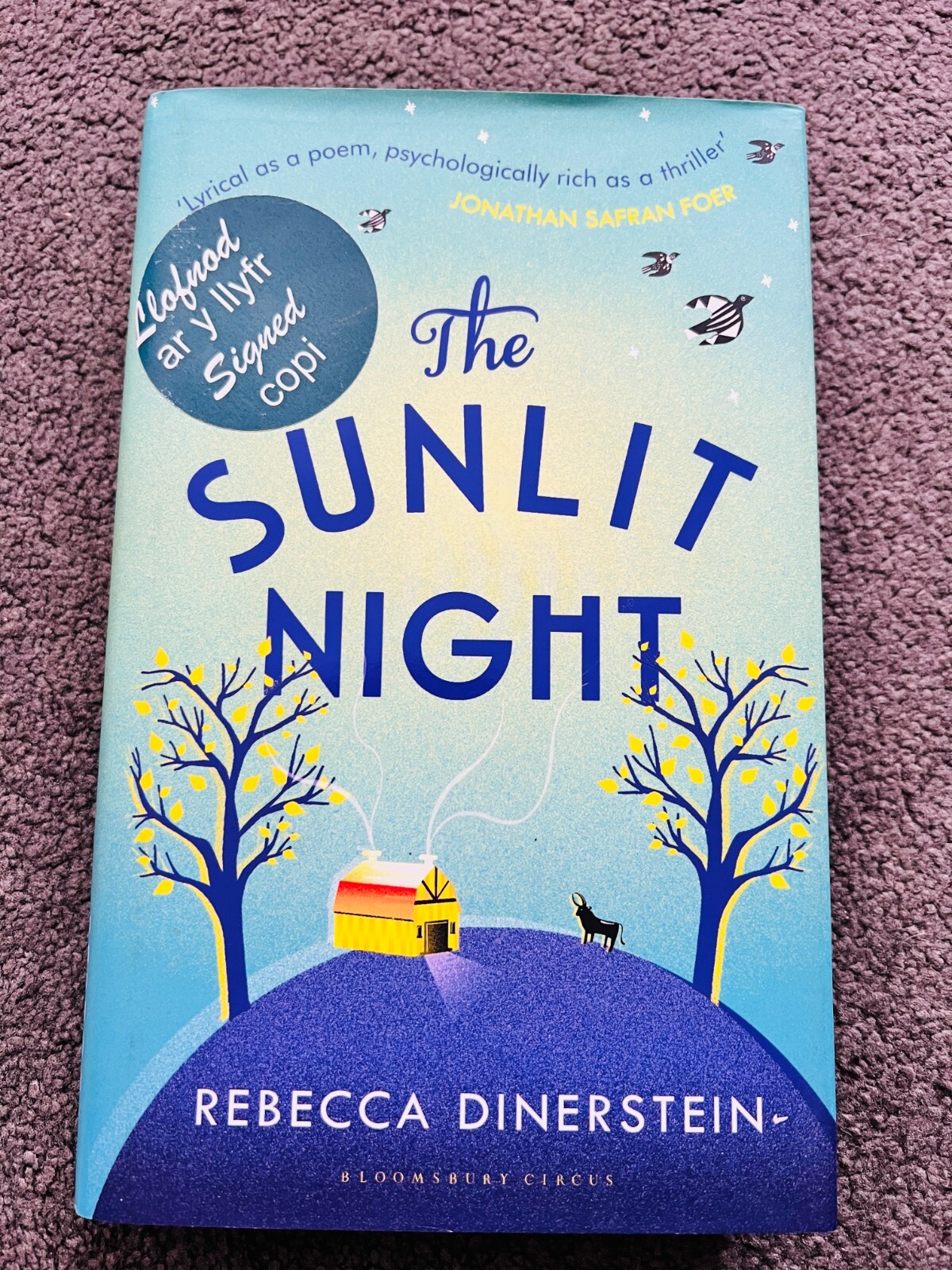 THE SUNLIT NIGHT by REBECCA DINERSTEIN - signed by the author (SB4288)