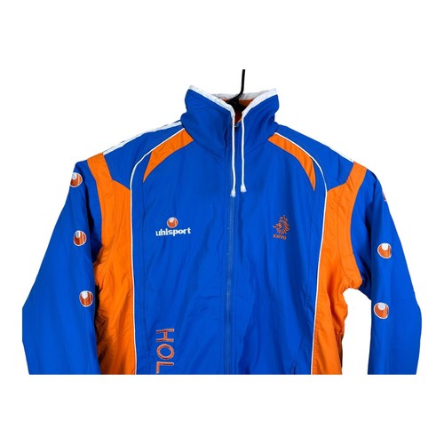 OLANDA UHLSPORT KNVB GIACCA REVERSIBILE E PANTALONI PISTA TUTA PISTA HOLAND - Foto 14 di 23