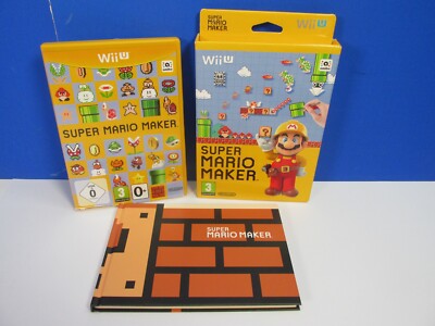 Nintendo Wii U Super Mario Maker Videospiel & Artbook Edition Kostenloser UK-Versand