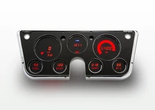 1967-1972 Chevy Truck Digital Dash Panel Red LED Gauges Lifetime Warranty