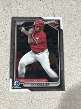 2024 Bowman Base Chrome Prospect #BCP-13 Cam Collier  - Cincinnati Reds