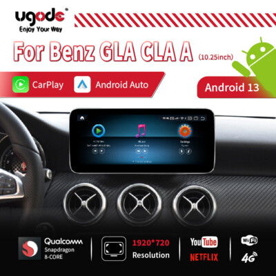 Android 8+128G Screen 10.25''Display Mercedes Benz A GLA CLA W176 X156 W117 12-15