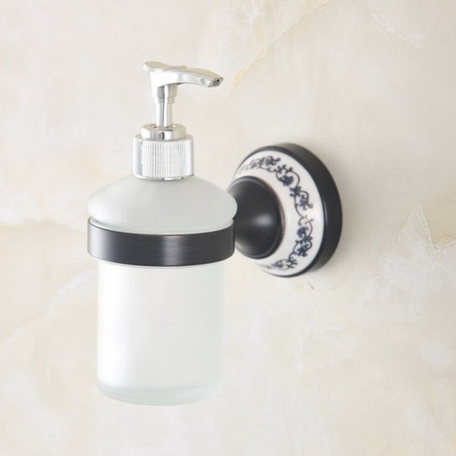 Oil Rubbed Bronze Wall Mount Kitchen&Bathroom Sink Liquid Soap Dispenser Zba957 - Picture 6 of 7