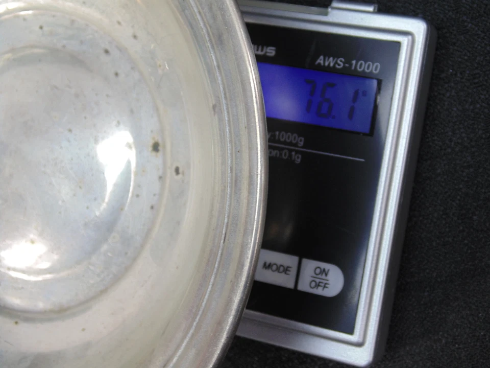 Tazón de tuerca de plata esterlina vintage Estate Manchester 997 76 gramos para chatarra o uso Foto 4 de 4