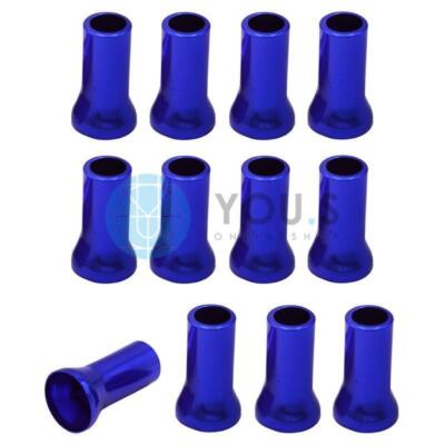 2 Tappi Per Stelo Valvola – Dadi Nero + Blu Per Auto, Moto, Bici, Camion – Antipolvere E Impermeabili