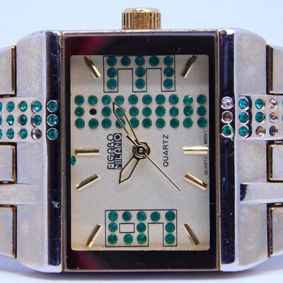 FIGARO MILANO FM90500M Gold Tone Quartz Women display picture 1