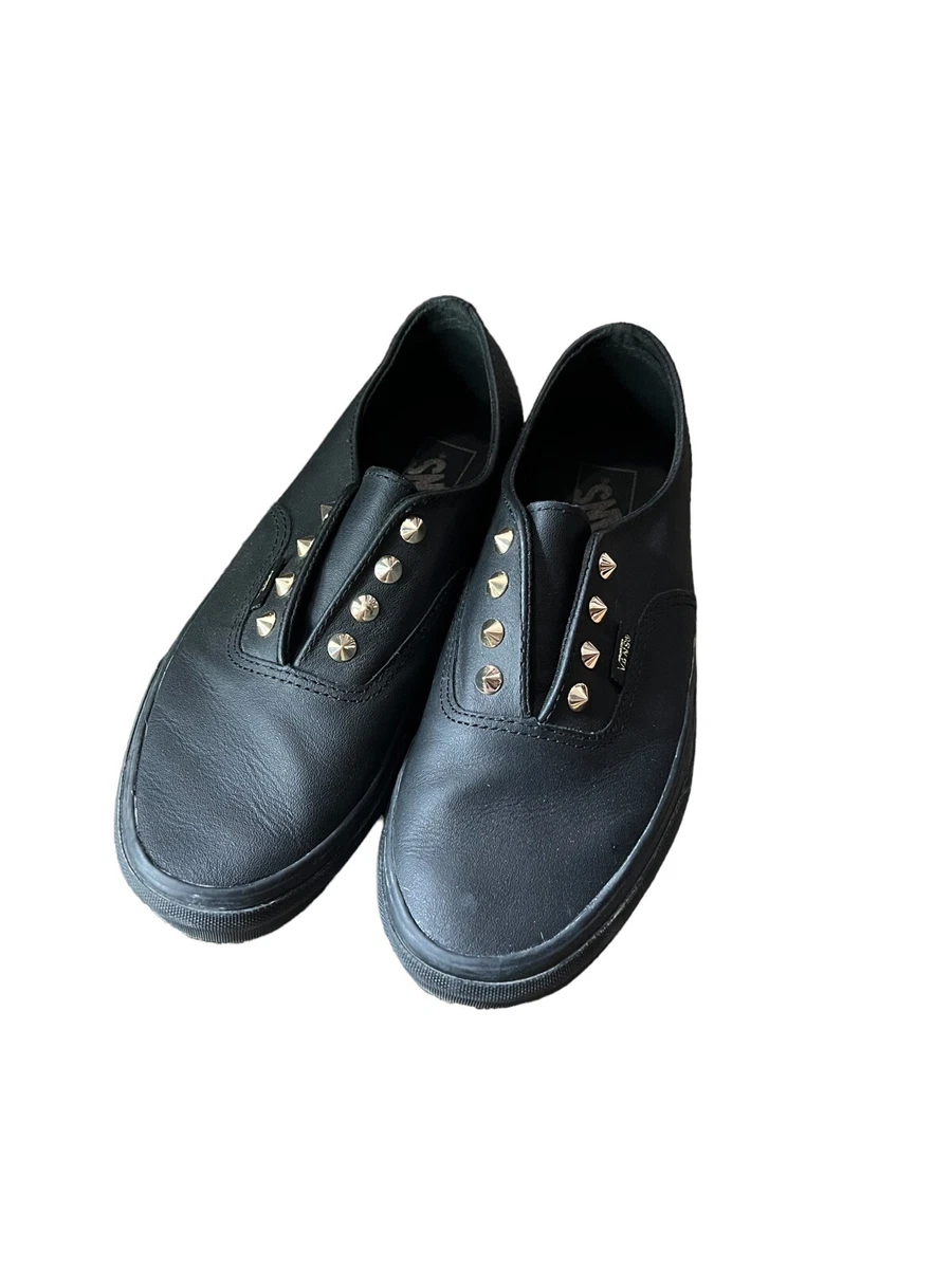 Vans with gold outlet studs