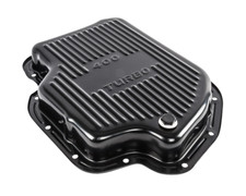 1964-89 Gm Transmission Pan Turbo 400 Th400 Black Steel Chevy Buick Olds Pontiac