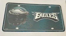 Rico Industries NFL Philadelphia Eagles Metal License Plate Tag. New Condition