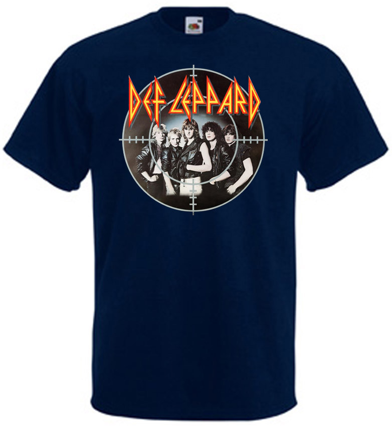 Def Leppard T-shirt hard rock heavy metal all colors all sizes S