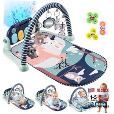 Baby Play Mat - Tummy Time Mat with Piano Music Lights - Baby Activity Play