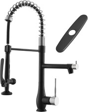 GIMILI Kitchen Faucet with Pull down Sprayer Single Handle High Pressure Kitchen