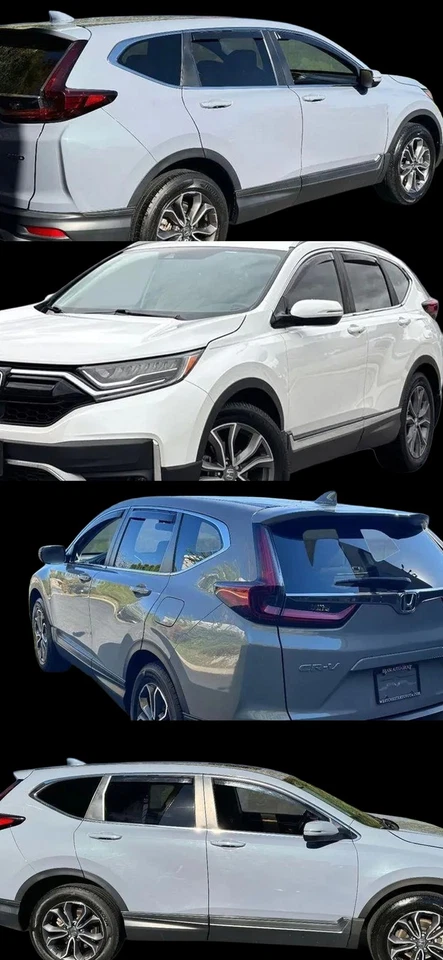 18 protectores de lluvia en canal para Honda CR-V 2017-2022 viseras de ventana deflector de humo Foto 2 de 4