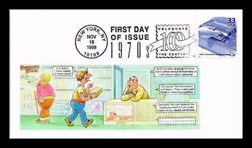 US COVER JET BOY CACHET VCRS TRANSFORM ENTERTAINMENT FIRST DAY OF ISSUE