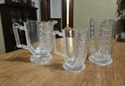 Richards & Hartley No. 900 Daisy & Button w/Oval Panels Milk Pitcher Celery