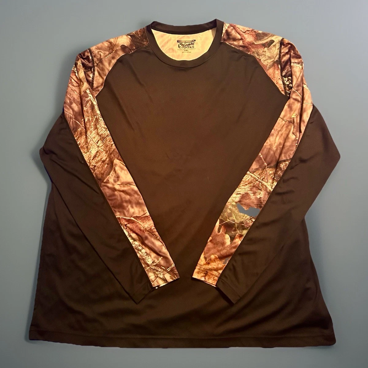 Chemise Homme Gander Mountain Série Guide - Marron, XL, Manches Longues, Coton
