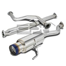 96-00 Honda Civic EK/EK9 3 DR HB Stainless Catback Exhaust Muffler 4.5" Burn Tip