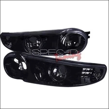 Spec-D Tuning LB-DEN00G-TM Bumper Light Glossy Black with Smoke for 00 to 05 ...
