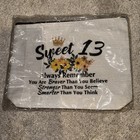 Sweet 13 Birthday Gift Pouch Makeup Bag NWT — photo 3