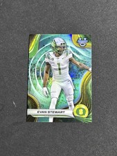 2024 Bowman's Best University Evan Stewart #/225 Aqua Refractor Rookie Card #12
