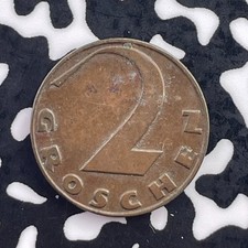 1925 Austria 2 Groschen Lot#C5831