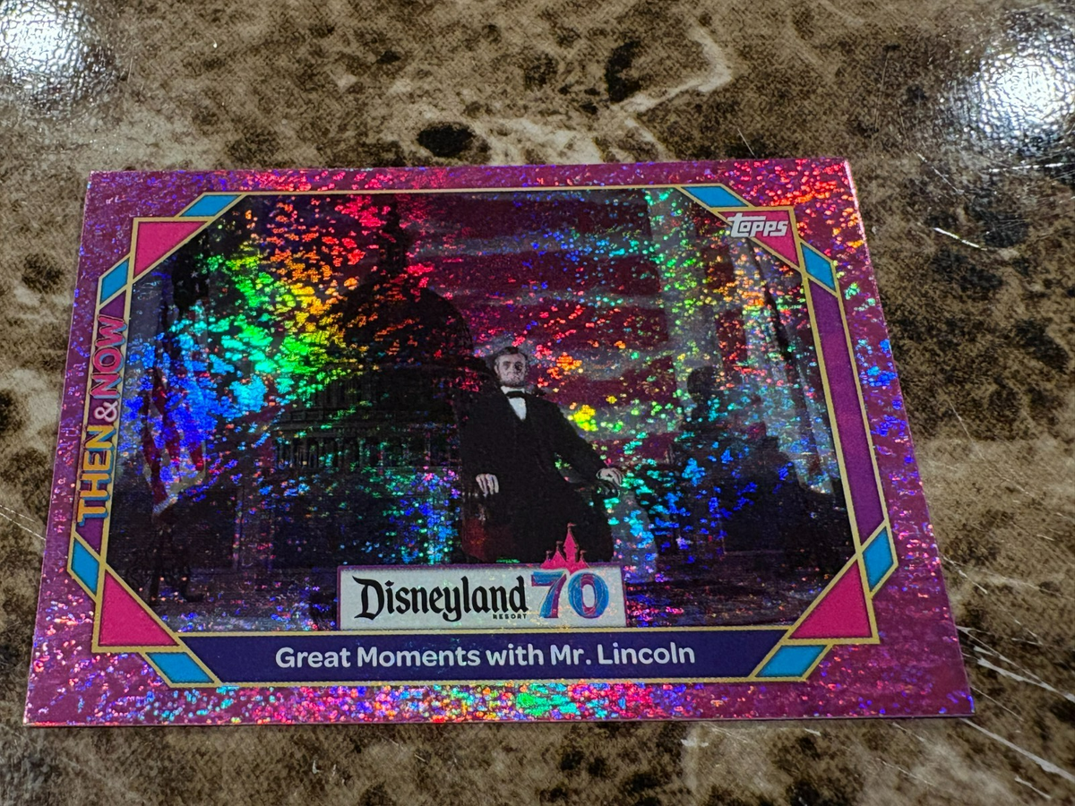 Buy 2025 Topps Disneyland 70th Pink Shimmer - You Pick From A List