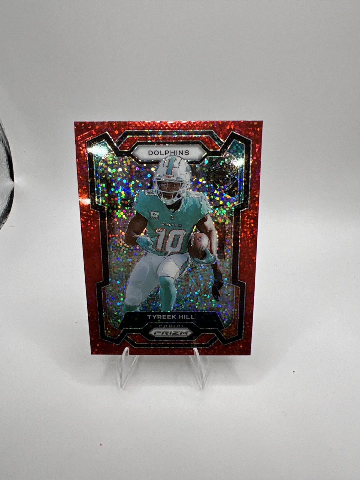 2023 Panini Prizm - Tyreek Hill #187 Red Sparkle Prizm