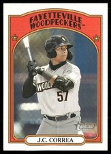 J.C. Correa 2021 Topps Heritage Minor League Fayetteville Woodpeckers #152