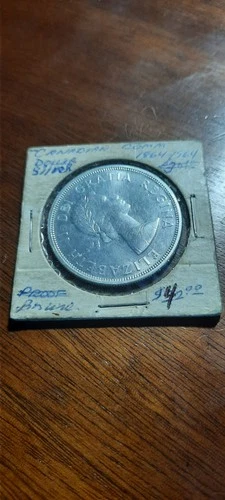 1863-1964 Canada  🇨🇦  $ 1.00 Silver Dollar. Charlottetown Quebec- Proof Like