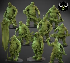 Giant Ogre Crossbow Band X10 28mm Fantasy Monster Infantry Tabletop