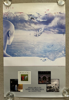 RUSH Grace Under Pressure ORIGINAL PROMO POSTER | 24x36 | Mercury/Polygram 1984