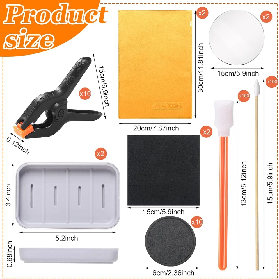 Набор для выравнивания торговых карточек и чистящие средства для коллекционеров карточных игр 228 шт. - Изображение 2 из 4