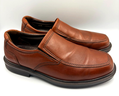 SAS Diplomat Tripad Men's Brown Leather Dress Shoes Loafers Sz 12.5M Made in USA