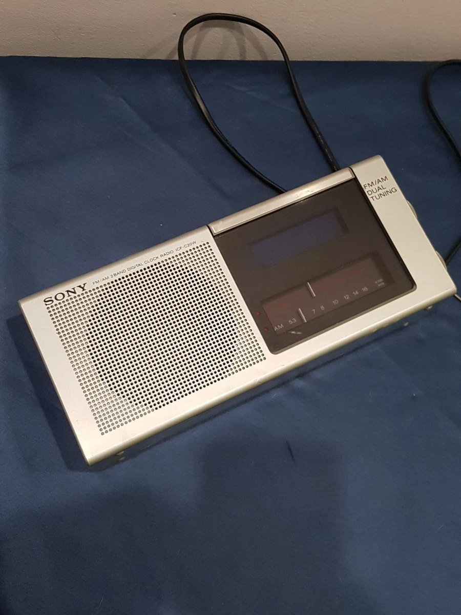 Radioreloj Sony ICF-C20W radio despertador FM
