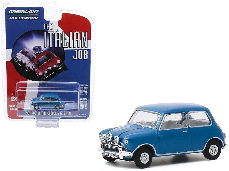The Italian Job Classic Mini Cooper S Set 1:64 Scale Diecast Metal Greenlight - Image 3 of 4