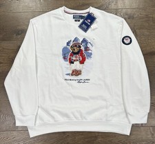 NWT Polo Ralph Lauren Team USA 2026 Winter Olympic Polo Bear Sweatshirt Men XXL