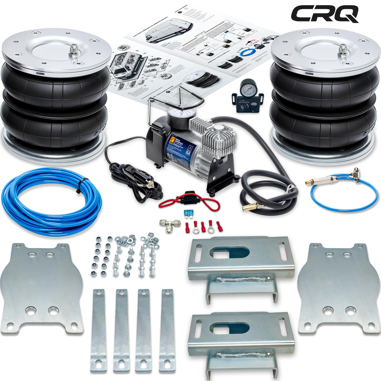 Kit suspension pneumatique Nissan NV400 jumelées haute résistance acier