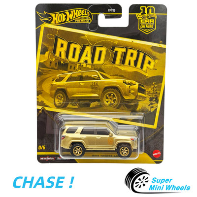 CHASE ! Hot Wheels Car Culture 2018 Toyota 4Runner Gold - Road Trip