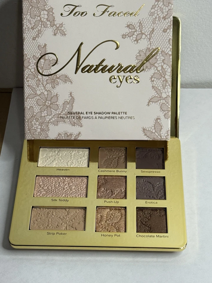 TOO FACED Natural Neutral Eyes Eyeshadow Palette Shimmery Matte New in Box - Image 2 of 4