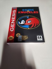 Sonic and Knuckles Sega Genesis Custom Hard Case