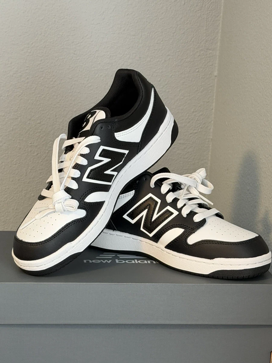 New Balance 480 Sneakers Mens Size 6.5 Black White Lace Up New Balance 480 Black White for Sale | Authenticity  main image 3
